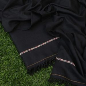 Black Chitral Woolen Shawl