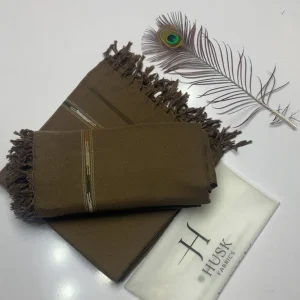 Chocolate Brown Pashmina wool Shawl