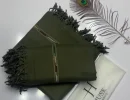 Green Pashmina wool shawl