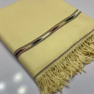 72 number cream swati woolen shawl