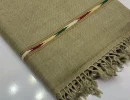 72 count Sand grey swati woolen shawl